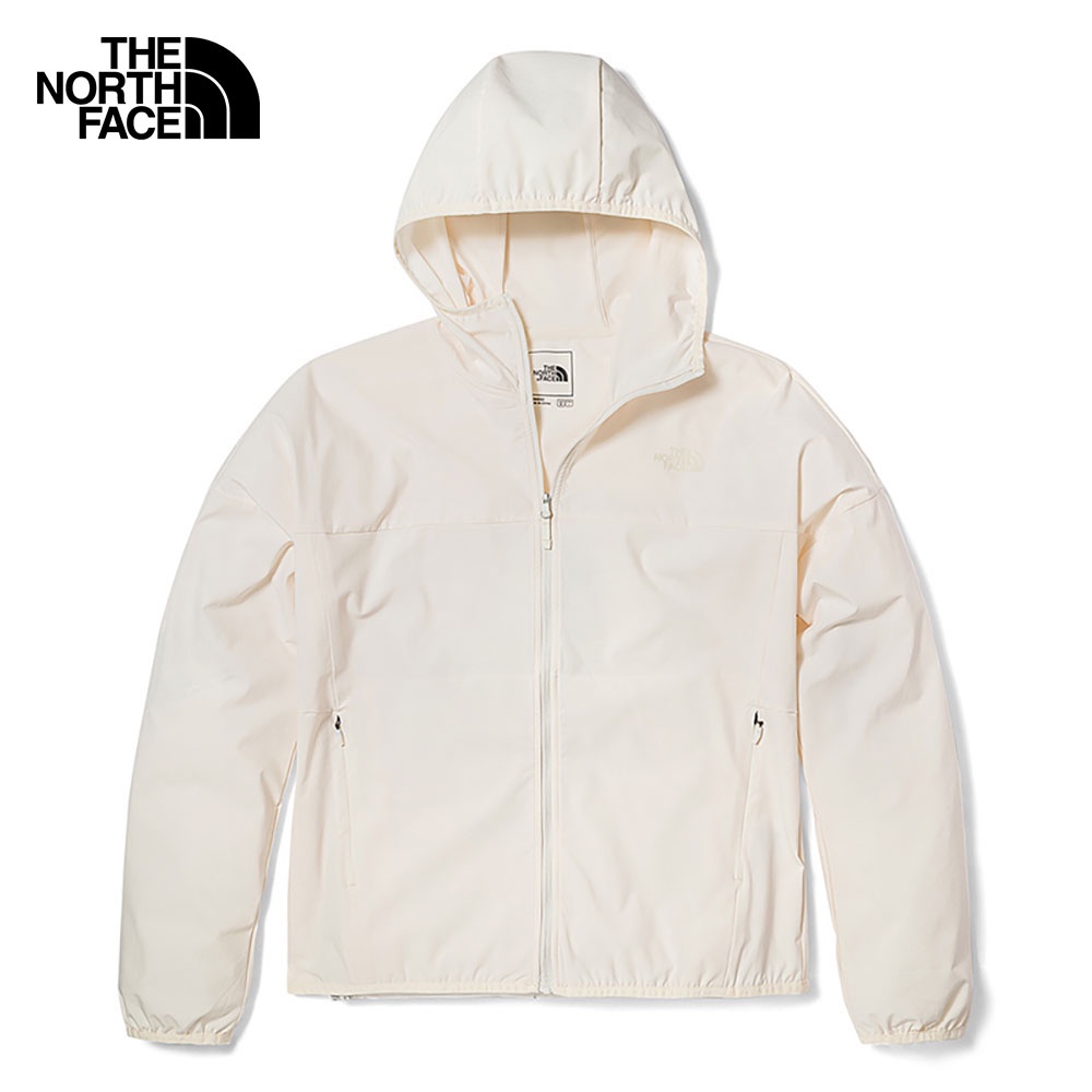 The North Face Women New Zephyr Wind Jacket - AP TNF Gardenia White