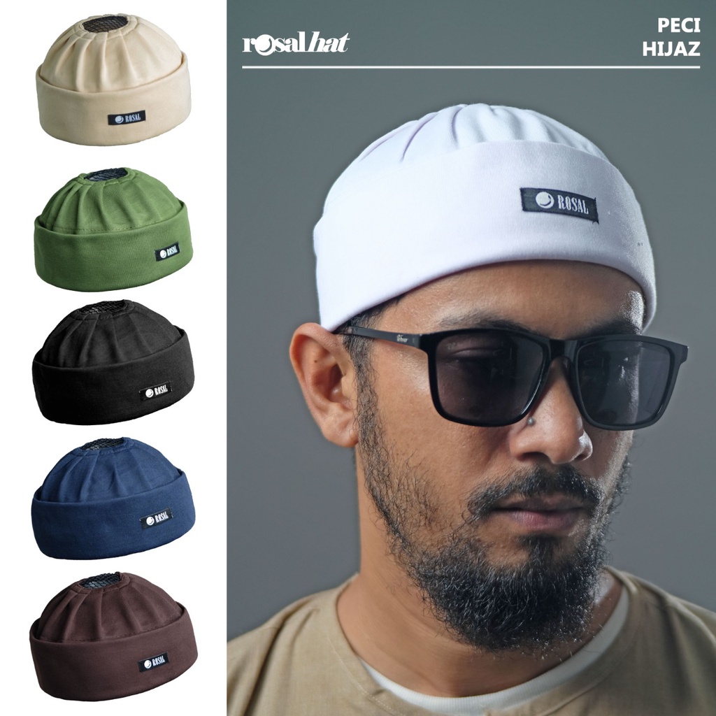 Rosal Egyptian Peci Folding HIJAZ - Adult Size
