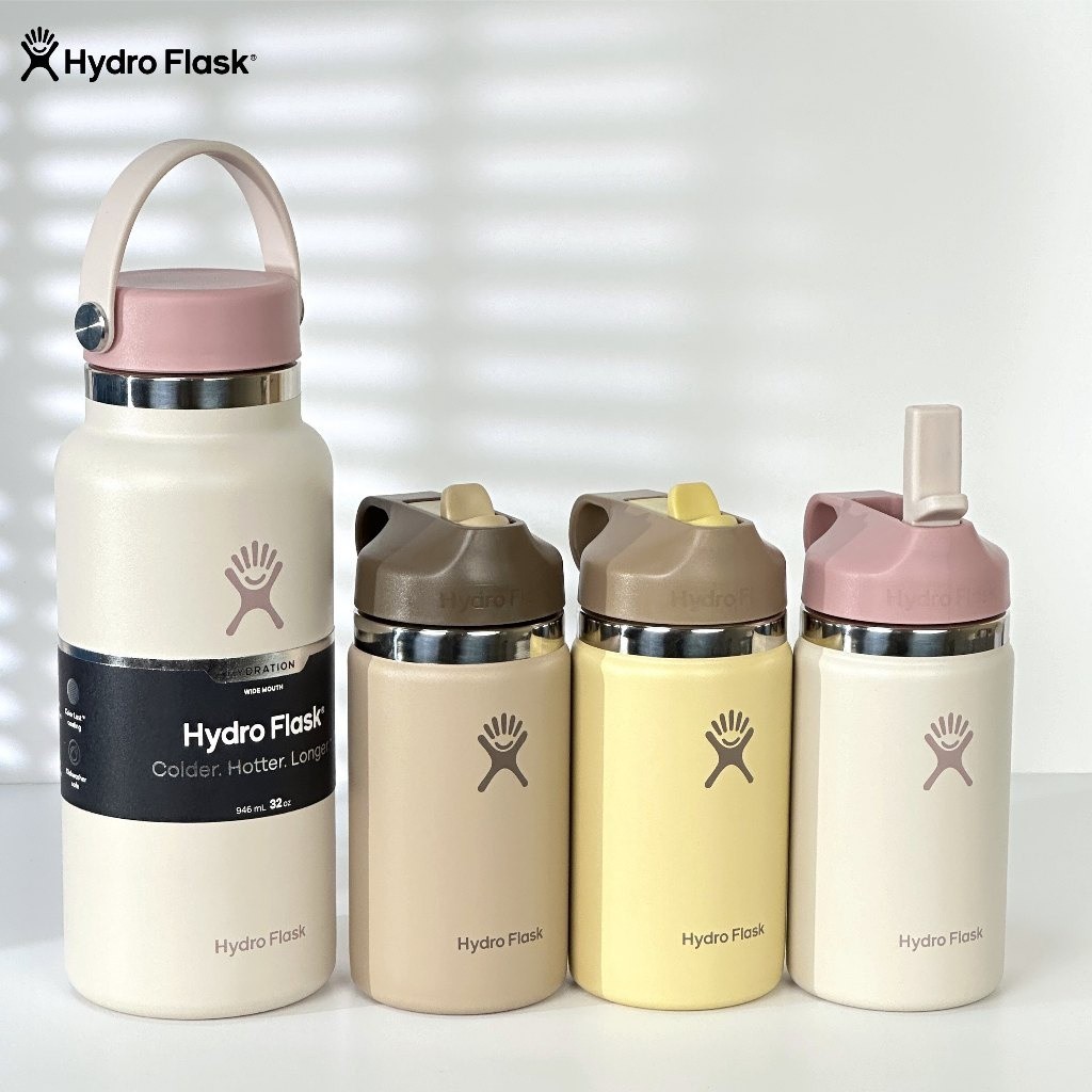 Hydro Flask20oz 32oz 40oz Water Bottle Limited Edition Wide Mouth Stainless Steel Vacuum Insulated Bottle 591ml/946ml/1182ml